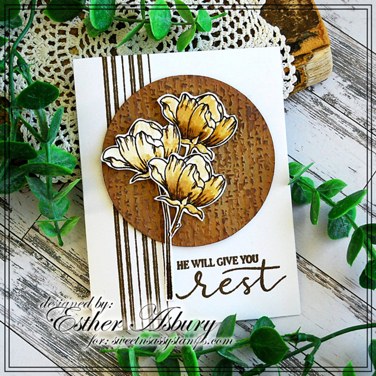 Blooming Anemones Clear Stamp Set