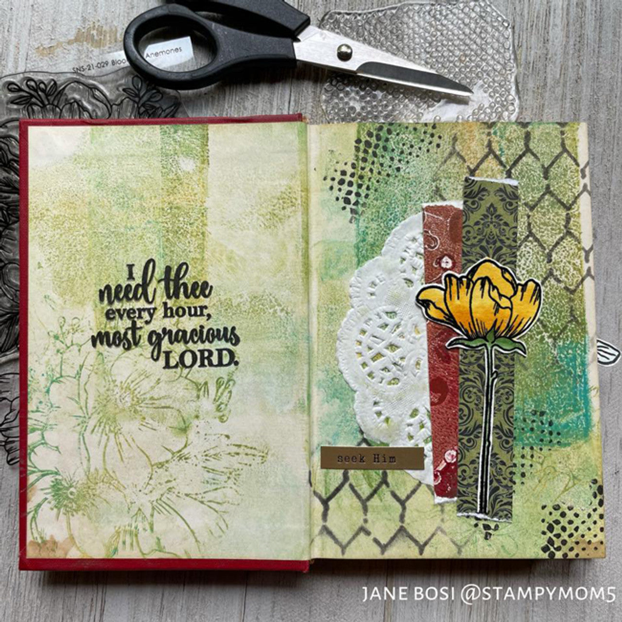 Texture Tiles 6 Clear Stamp Set