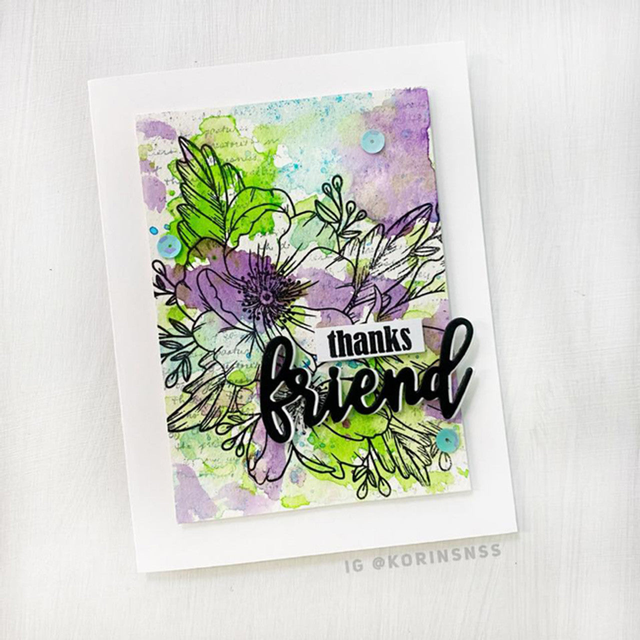 Blooming Anemones Clear Stamp Set