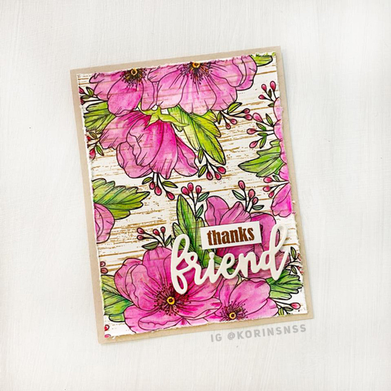 Blooming Anemones Clear Stamp Set