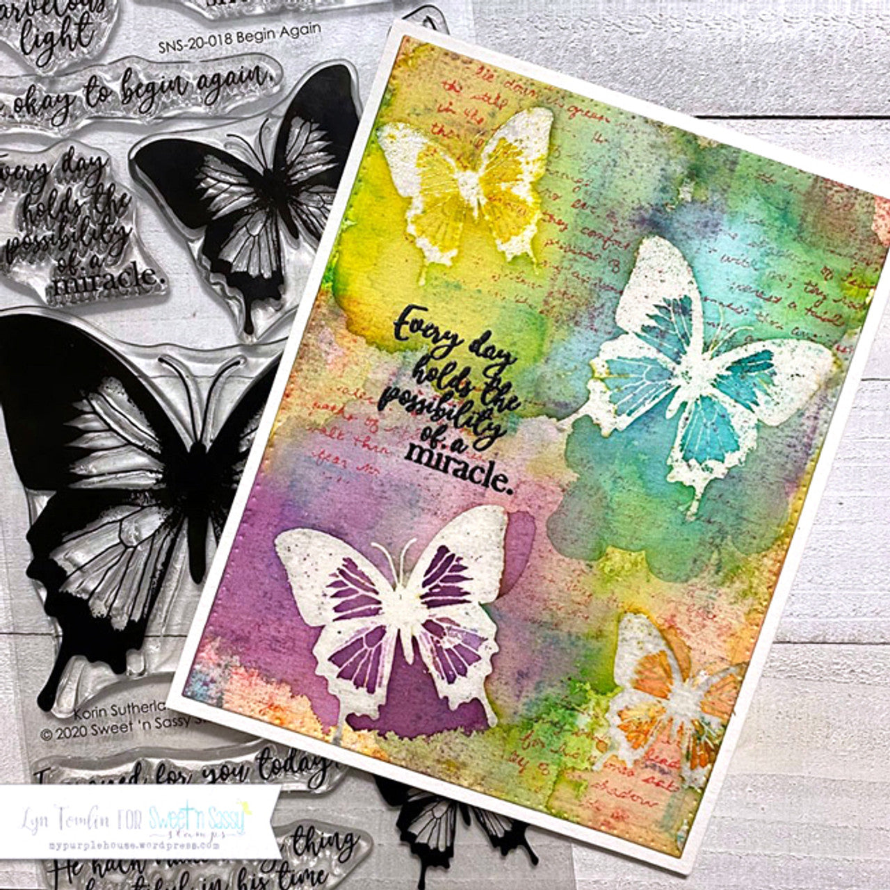 Begin Again Clear Stamp Set