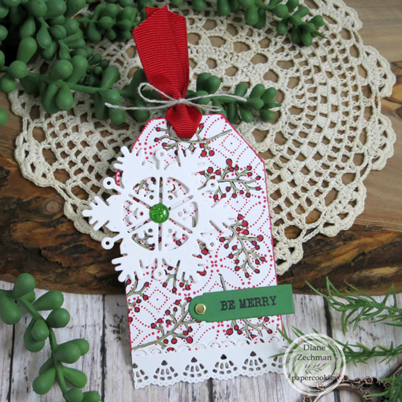 Delightfully Delicate Background Clear Stamp
