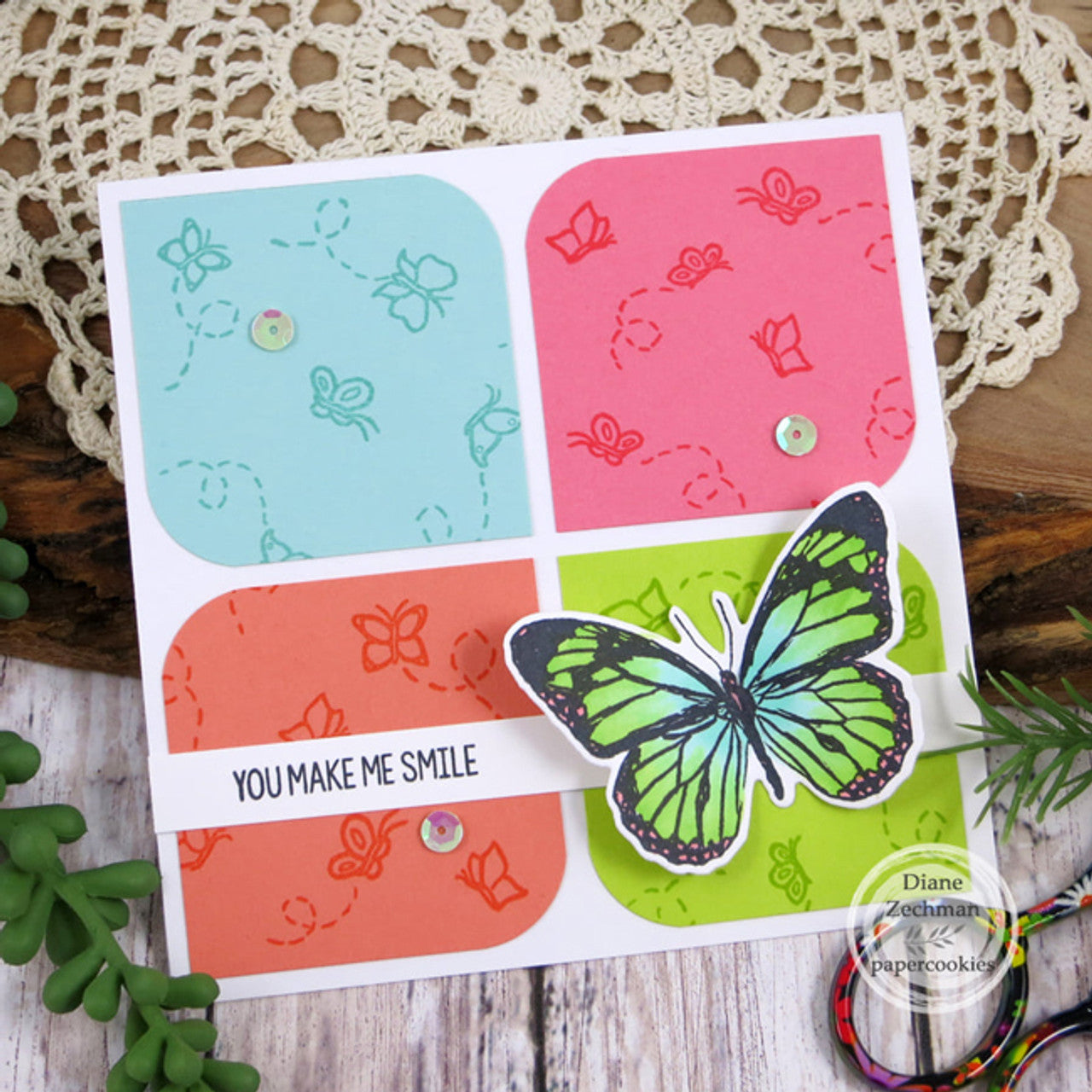 Sentimental Wordfetti Clear Stamp Set