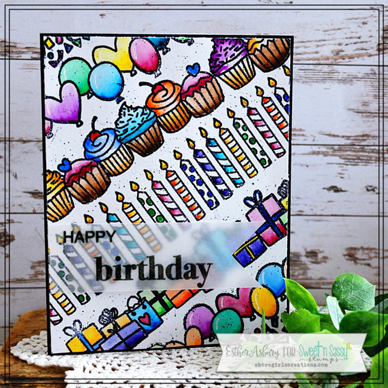 Birthday Borders Clear Stamp Set