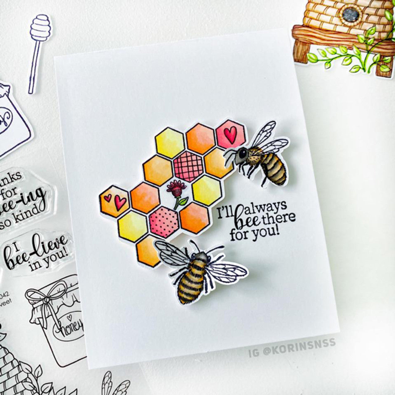 Bee Sweet Clear Stamp Set