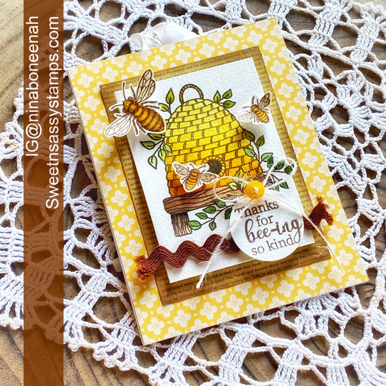 Bee Sweet Clear Stamp Set