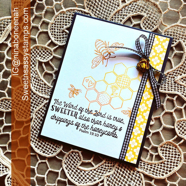 Sweet as Honey Clear Stamp Set