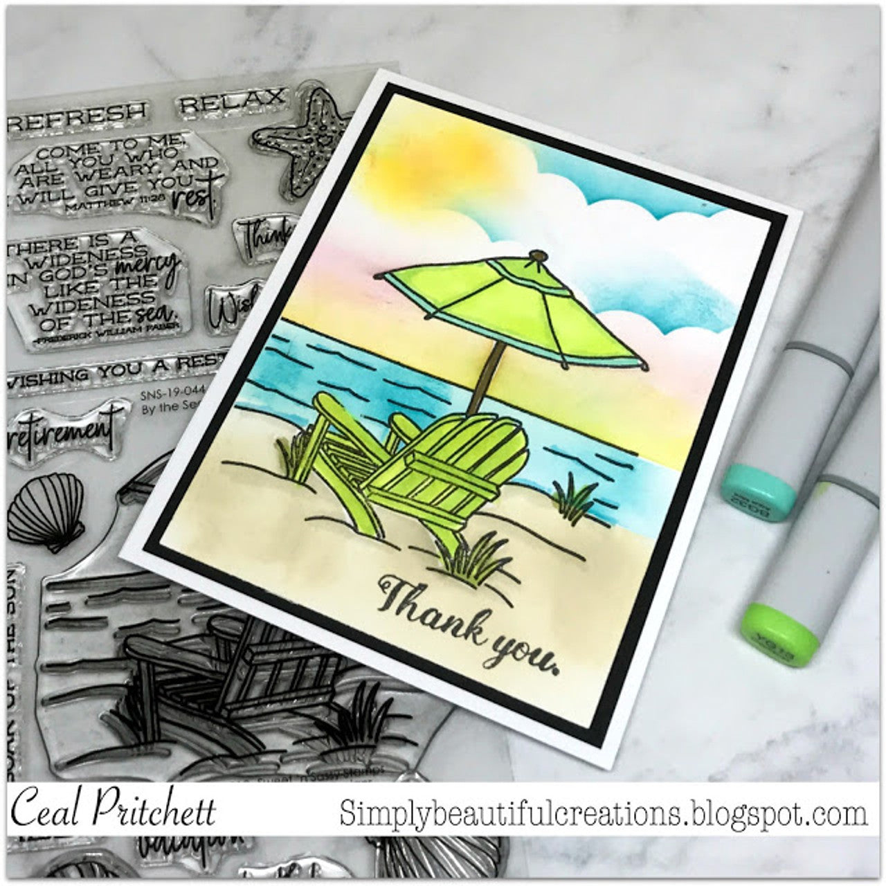 By the Sea Clear Stamp Set