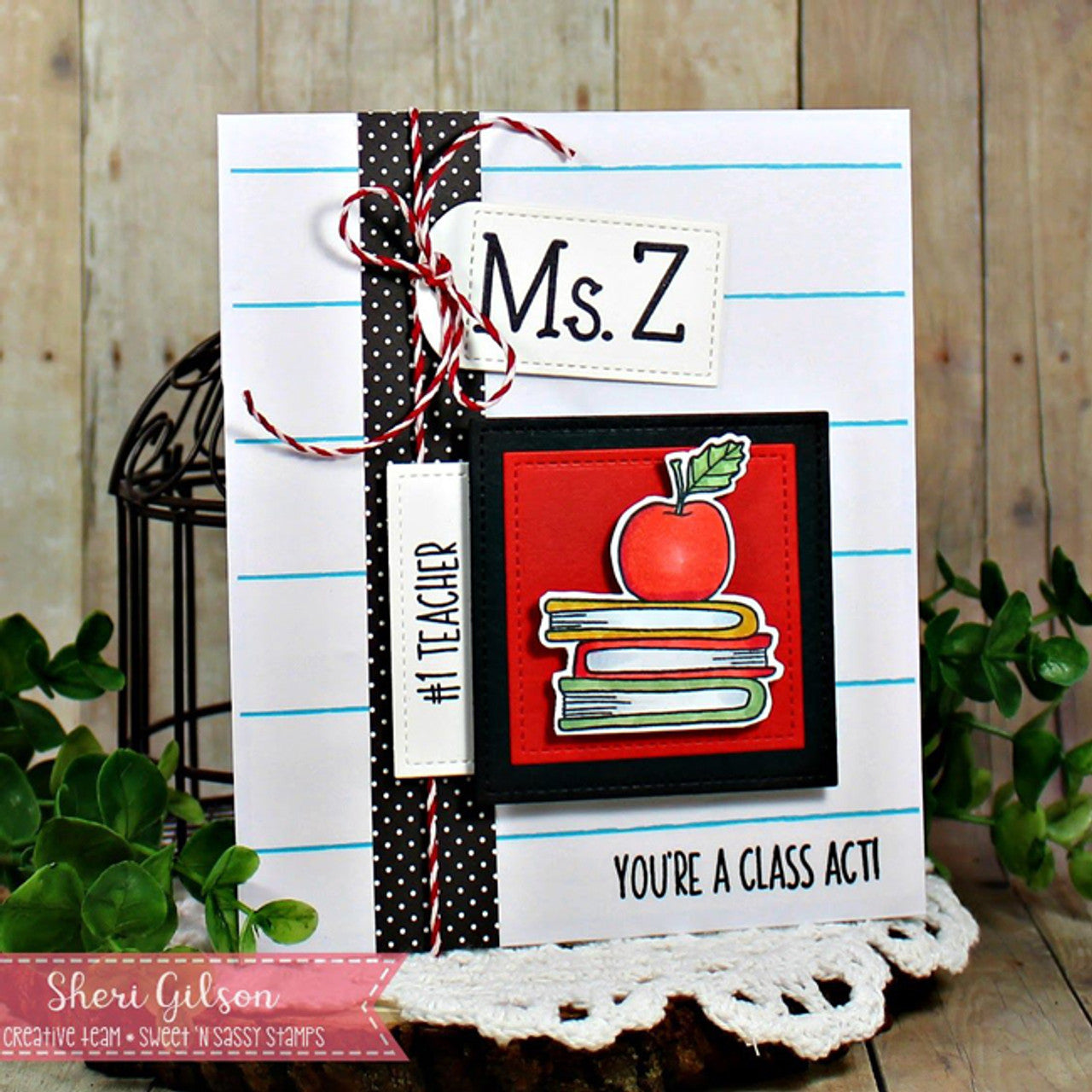 School Days Alpha Clear Stamp Set