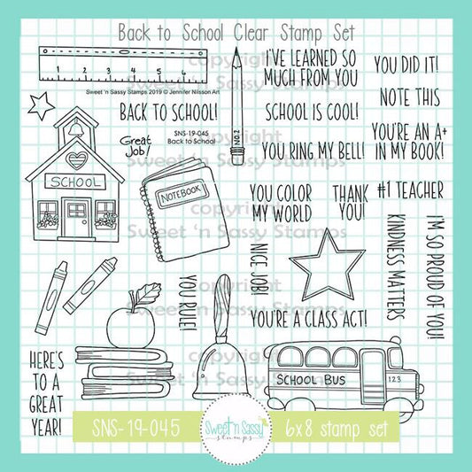 Back to School Clear Stamp Set