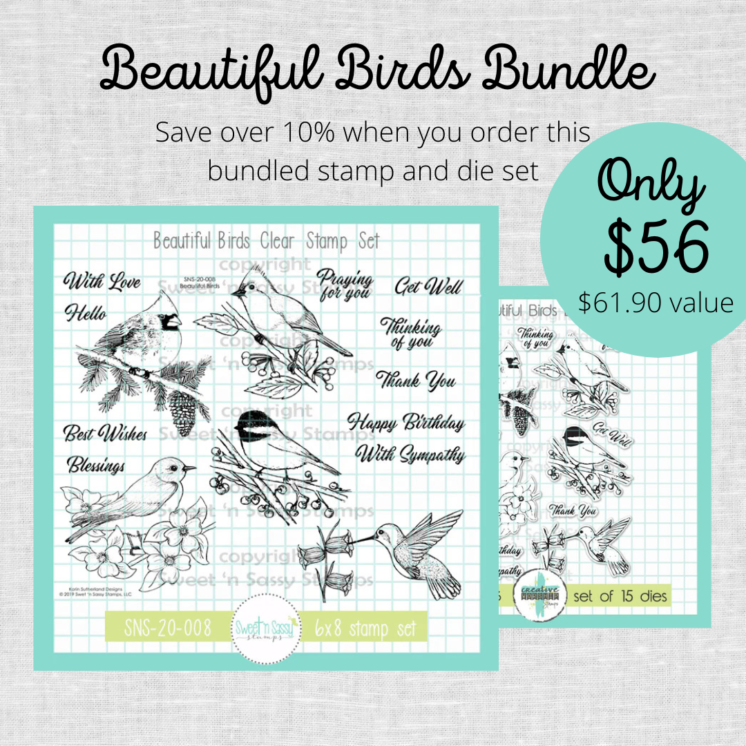 Beautiful Birds Stamp & Die Bundle