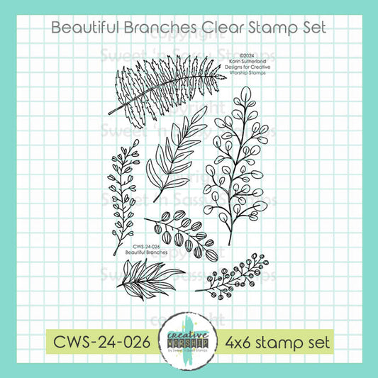 Beautiful Branches Clear Stamp Set