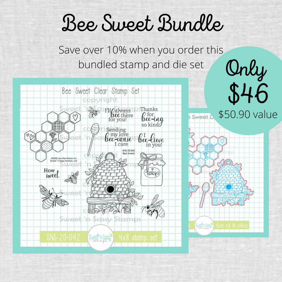 Bee Sweet Stamp & Die Bundle