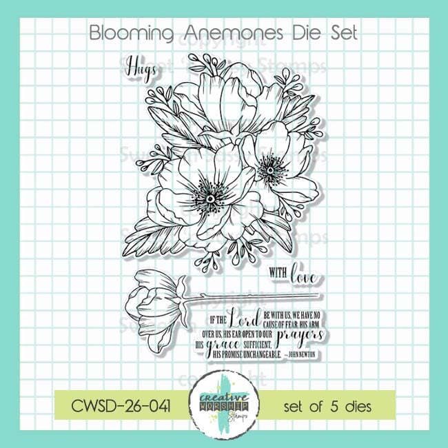 PREORDER Blooming Anemones Die Set