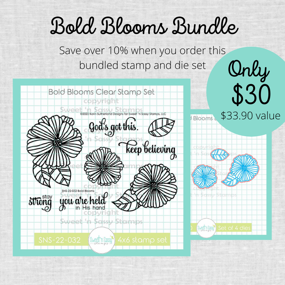 Bold Blooms Stamp & Die Bundle