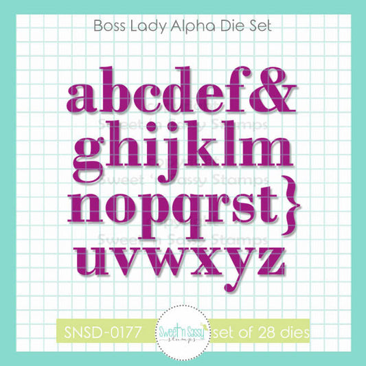 Boss Lady Alpha Die Set