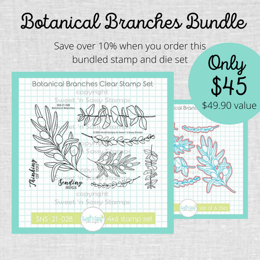 Botanical Branches Stamp & Die Bundle