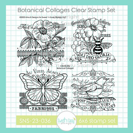 Botanical Collages Clear Stamp Set