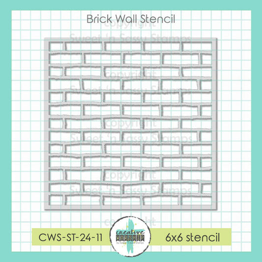 Brick Wall Stencil