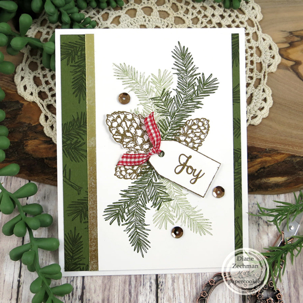 Christmas Pine Clear Stamp Set