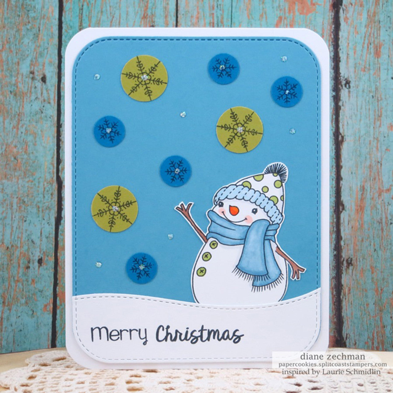 Cheerful Snowmen Clear Stamp Set