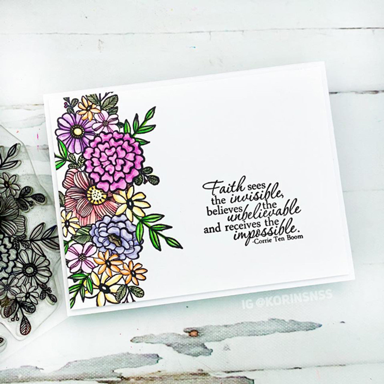 Consider the Wildflowers Clear Stamp Set