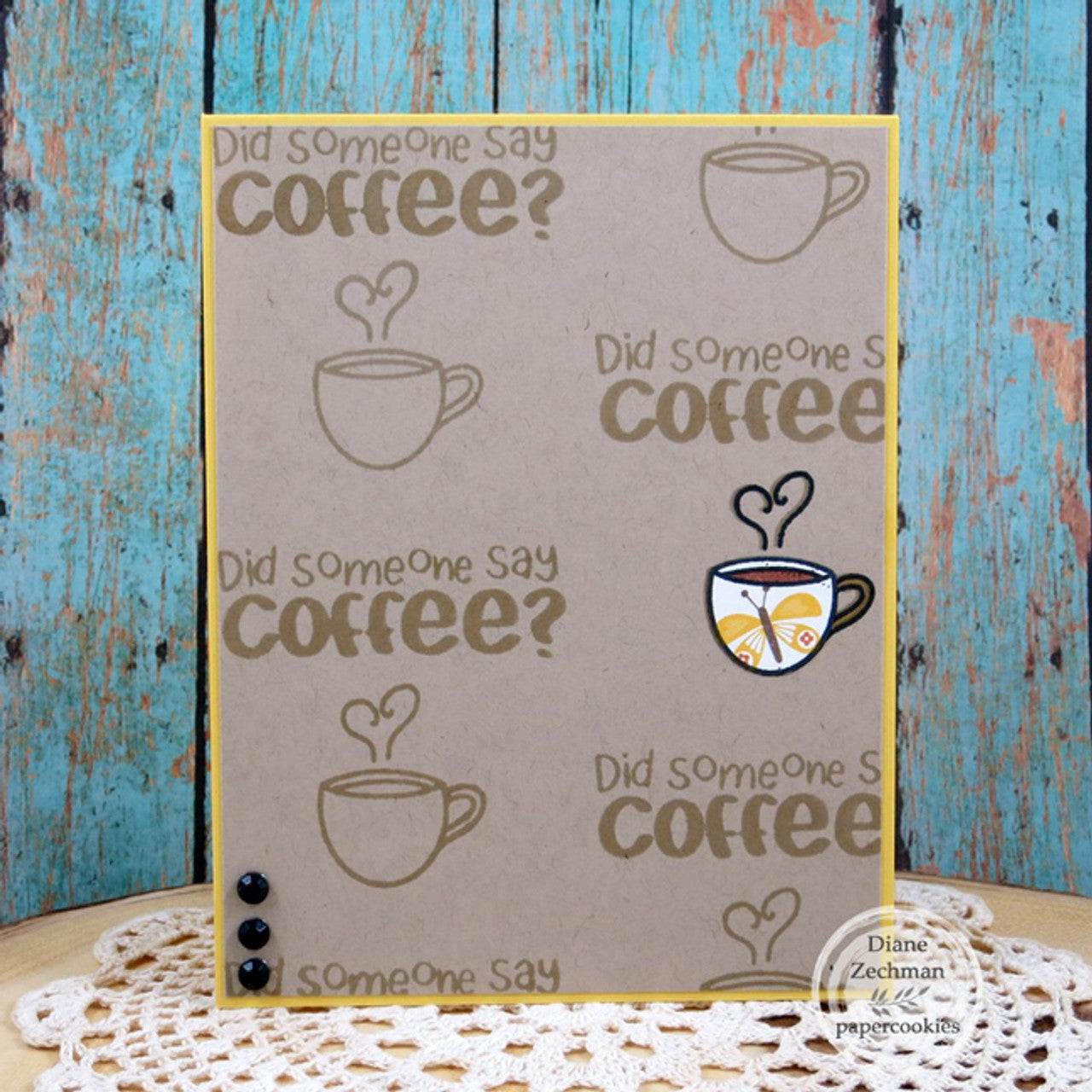 Coffee Talk Clear Stamp Set