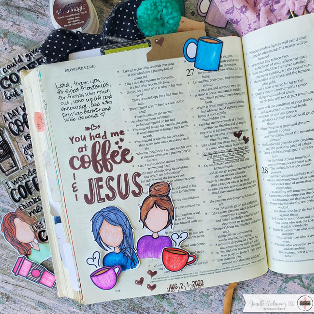 Coffee Talk Clear Stamp Set