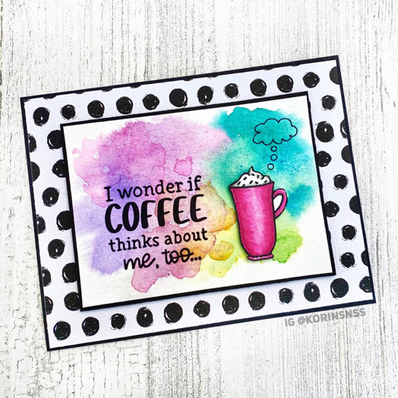 Coffee Talk Clear Stamp Set