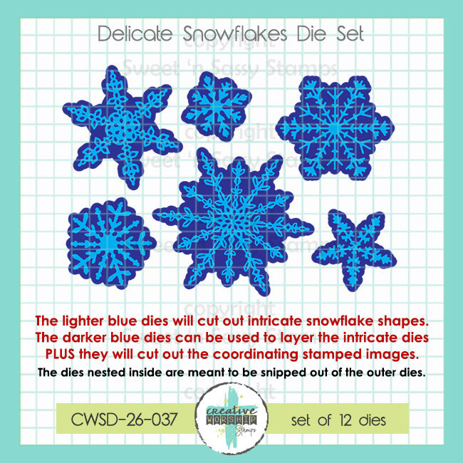 Delicate Snowflakes Die Set