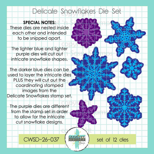 Delicate Snowflakes Die Set