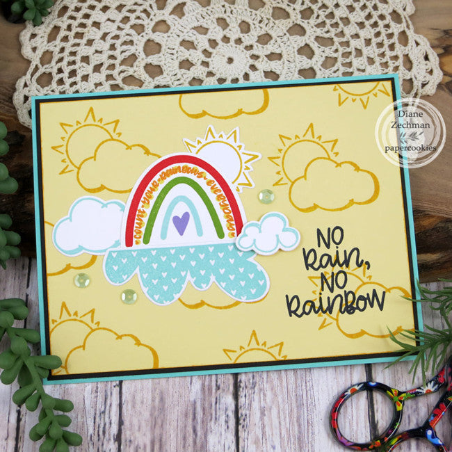 Count Your Rainbows Stamp & Die Bundle