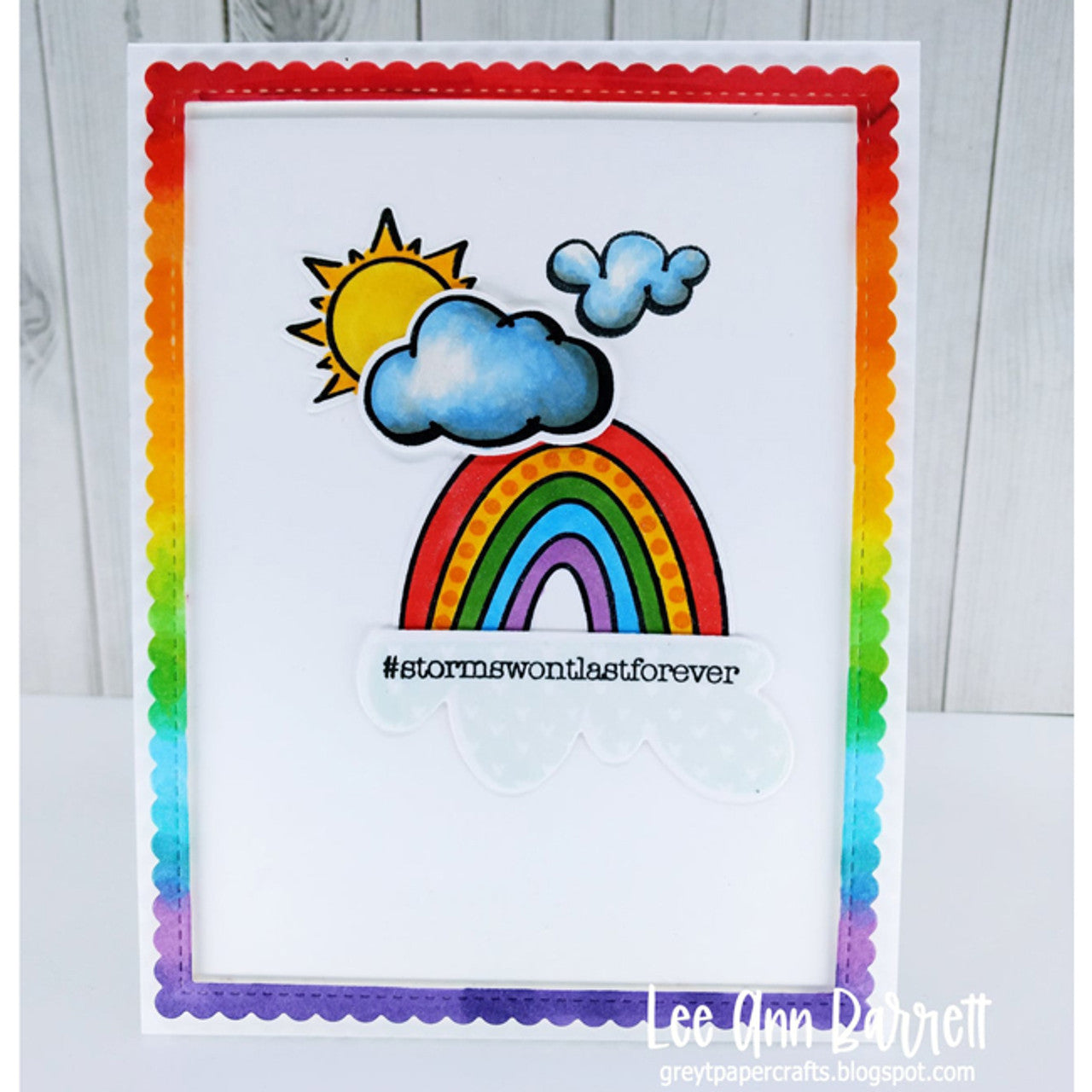 Count Your Rainbows Clear Stamp Set