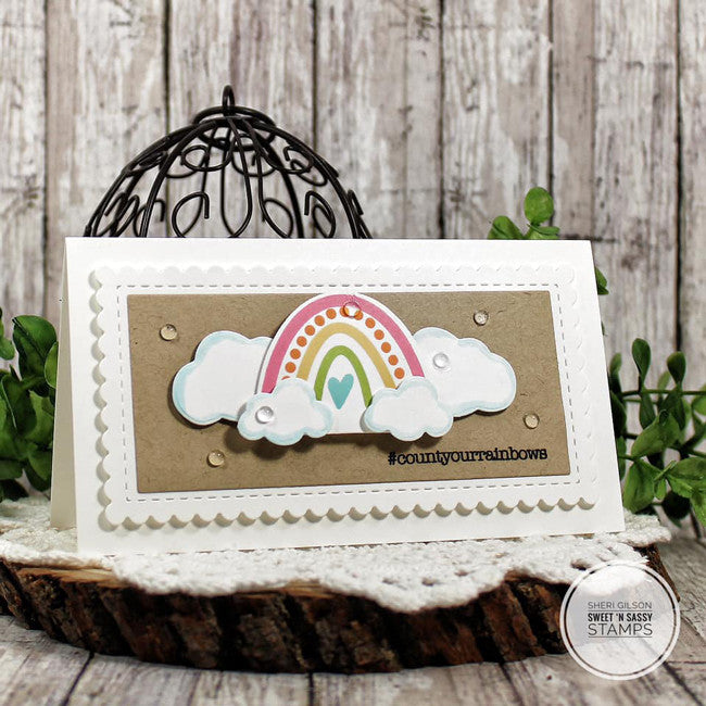 Count Your Rainbows Stamp & Die Bundle