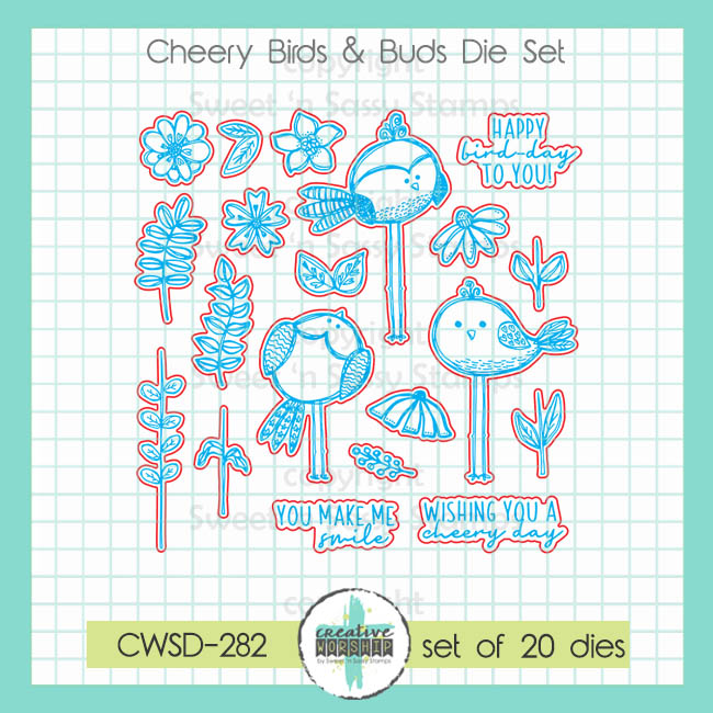 Cheery Birds & Buds Die Set