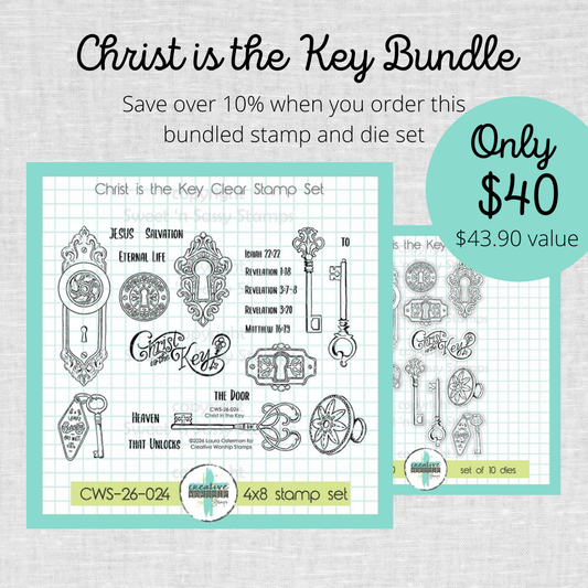 Christ is the Key Stamp & Die Bundle