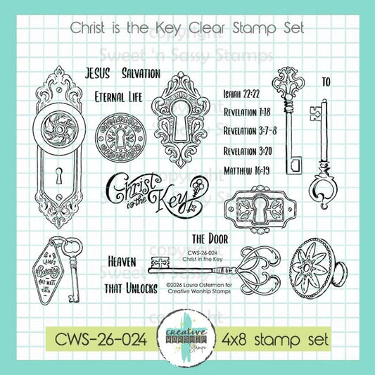 Christ is the Key Clear Stamp Set