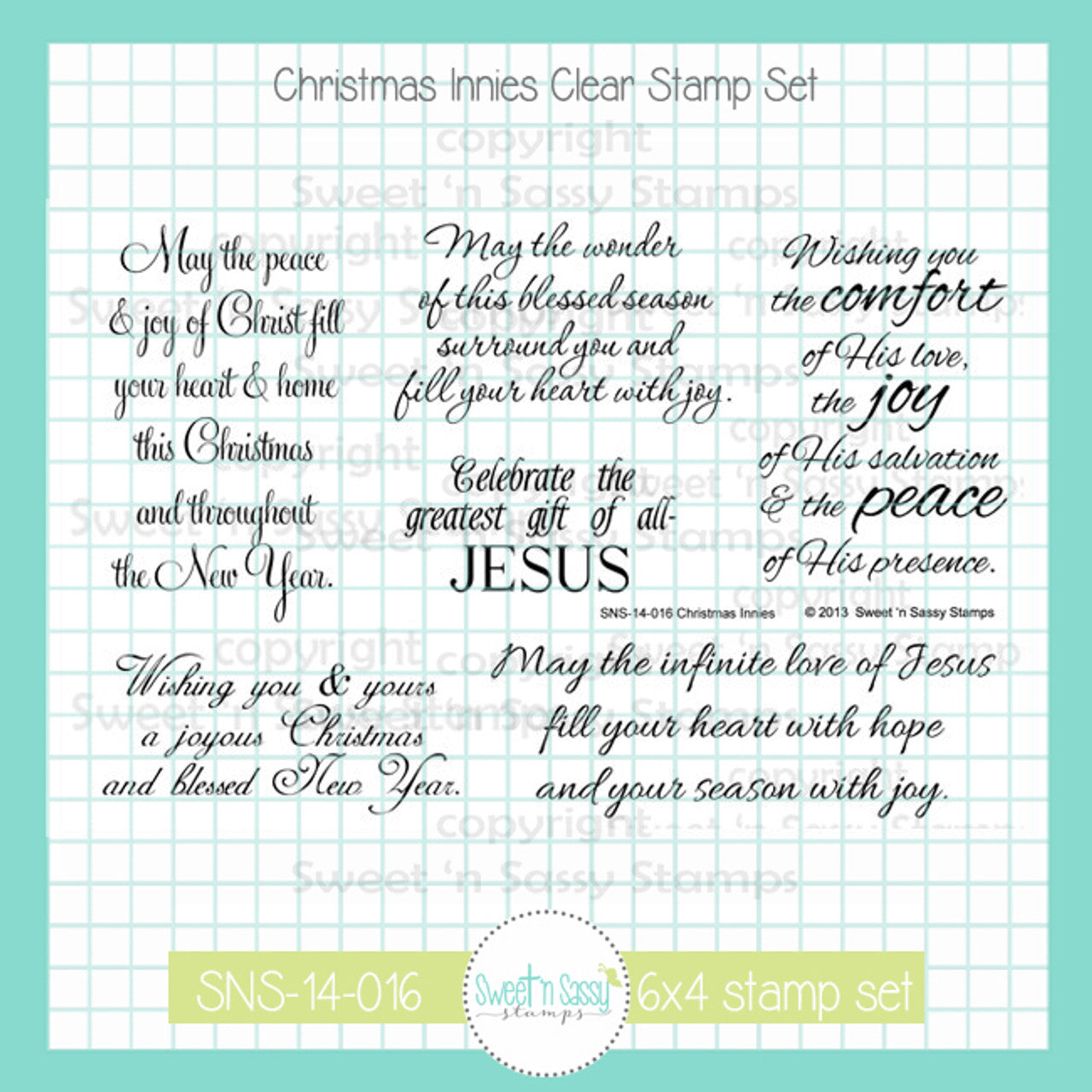 Christmas Innies Clear Stamp Set