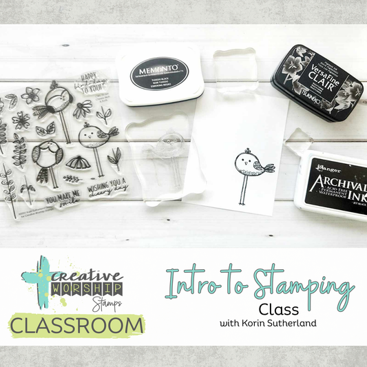 Creative Worship Classroom: FREE Intro to Stamping Mini Virtual Class