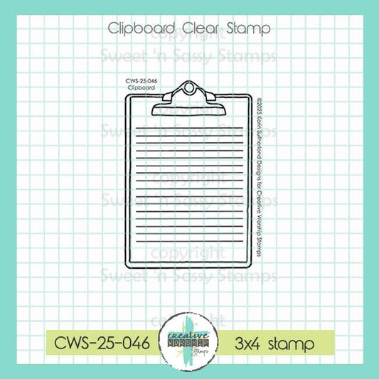 FREE SOTM: Clipboard Clear Stamp Set