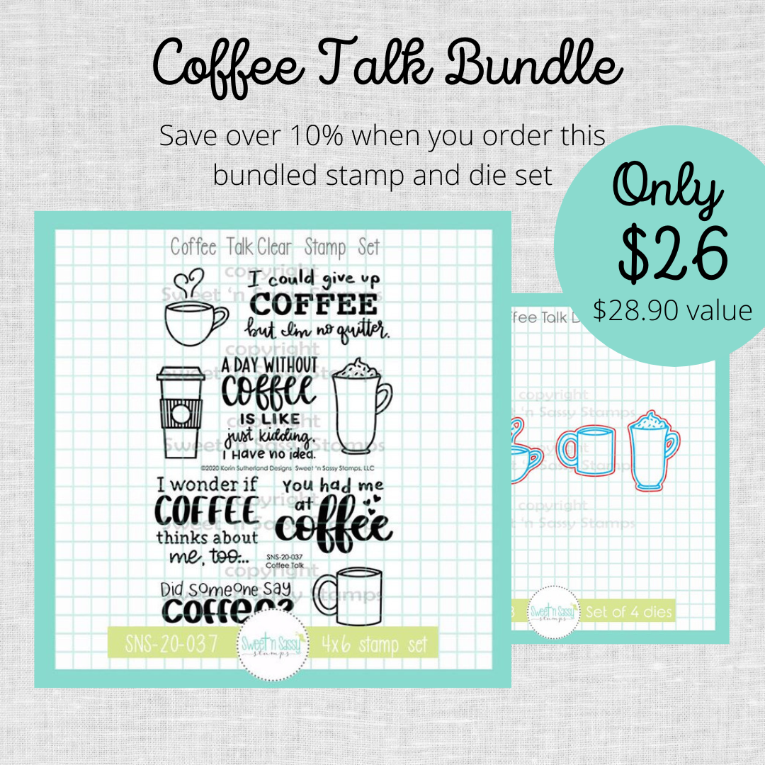 Coffee Talk Stamp & Die Bundle