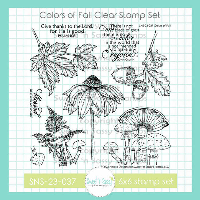 Colors of Fall Clear Stamp Set
