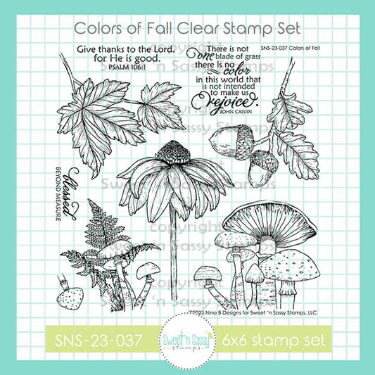 Colors of Fall Clear Stamp Set