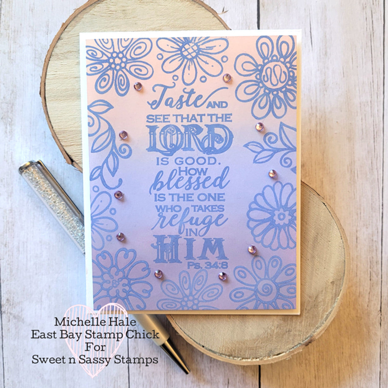 Doodle Florals Clear Stamp Set