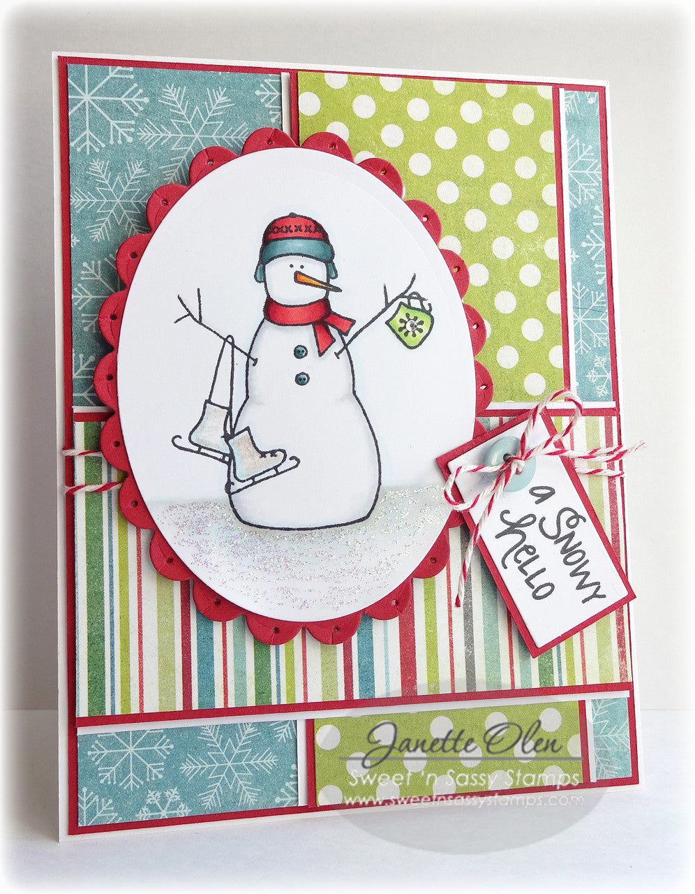 Snowy Hello Clear Stamp Set