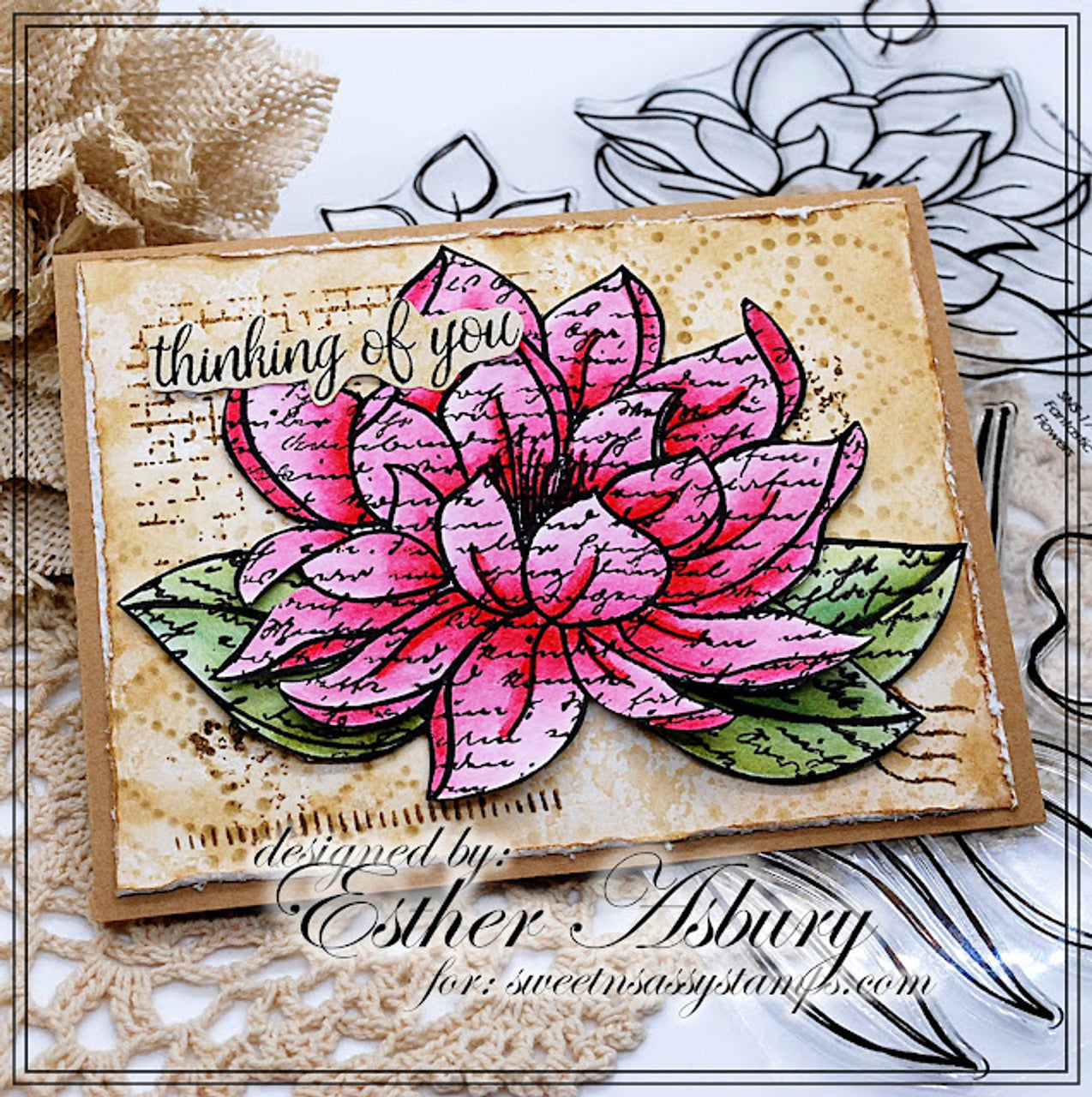 Fantastic Flowers Clear Stamp Set