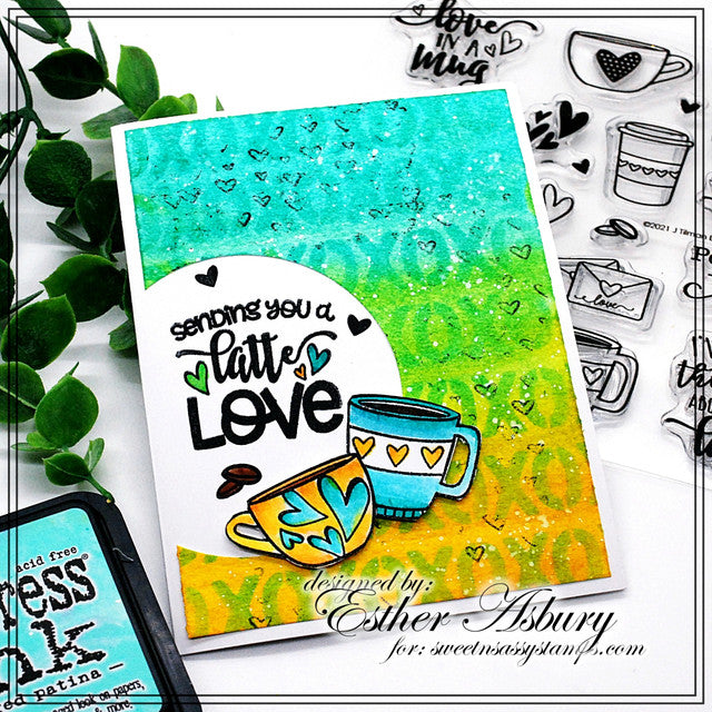 Latte Love Clear Stamp Set