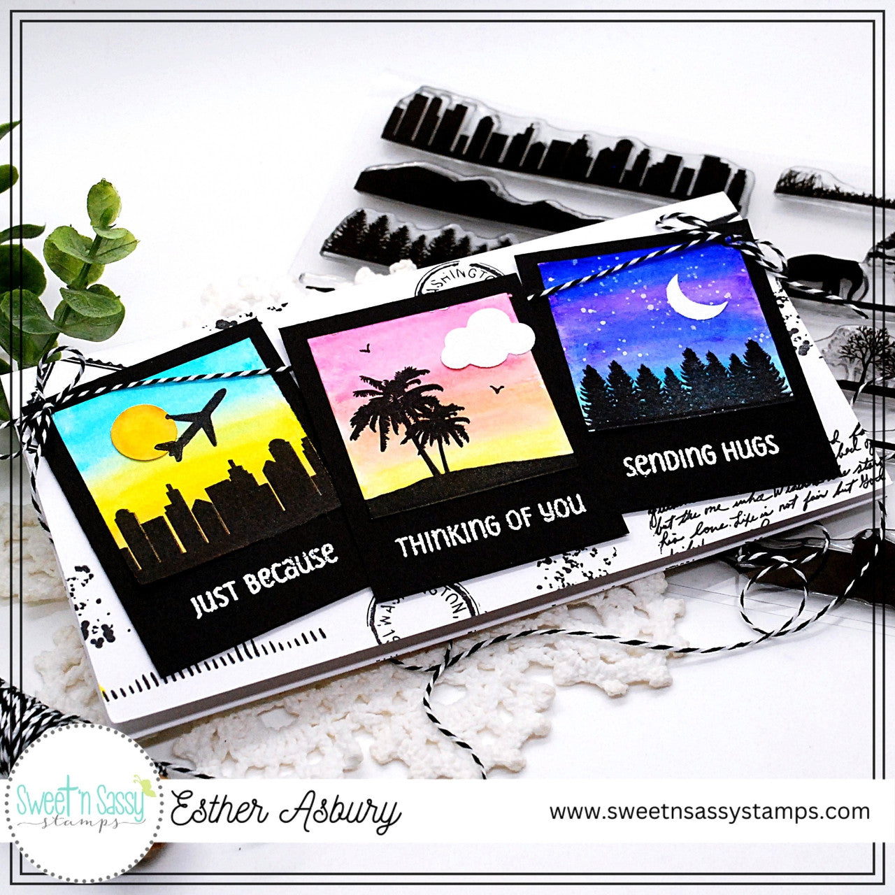 Landscape Silhouettes Clear Stamp Set