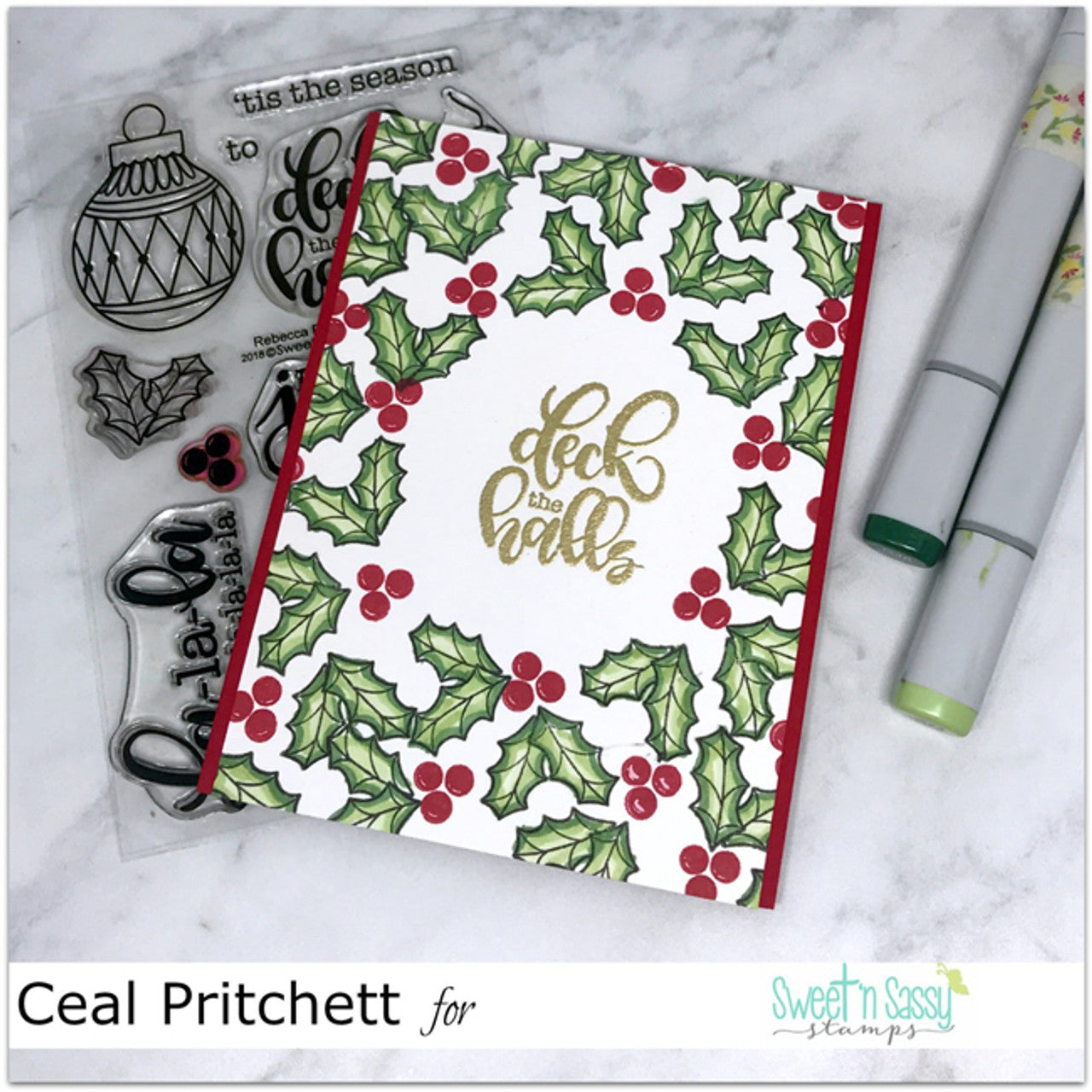 Deck the Halls Clear Stamp Set