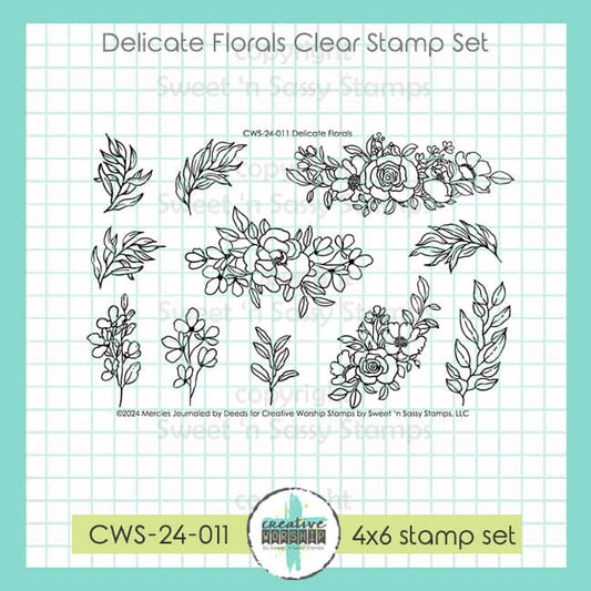 Delicate Florals Stamp Set